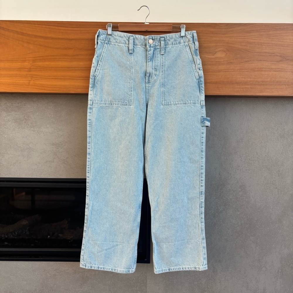 NWOT We The Free Major Leagues Mid-Rise Cuffed Jeans, Size 29 - Picture 4 of 16